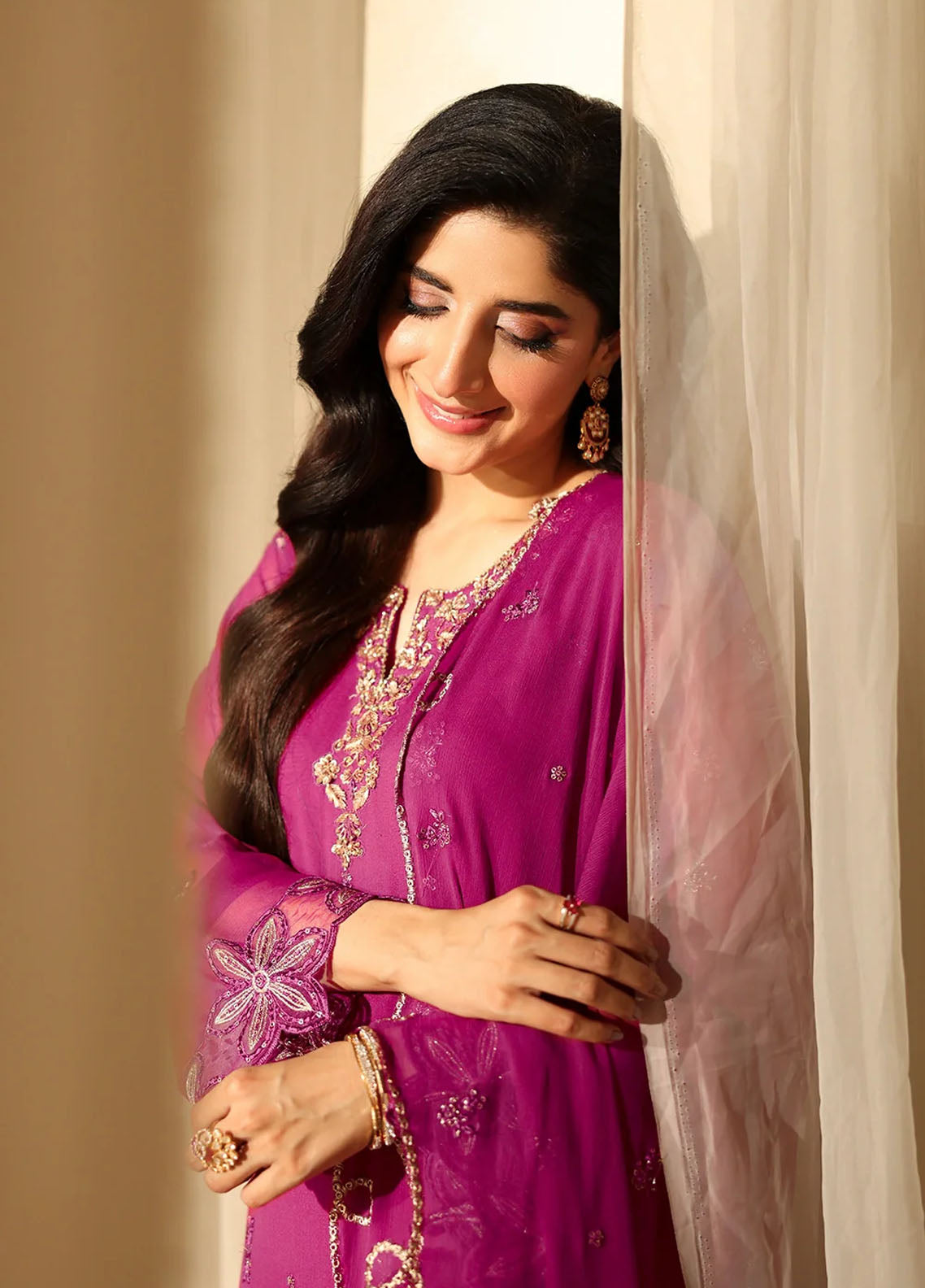 Luxè By Azure Embroidered Chiffon 3 Piece Unstitched Suit AZU25L D-MULBERRY MUSE Luxè By Azure Embroidered Chiffon 3 Piece Unstitched Suit AZU25L D-MULBERRY MUSE