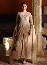 Luxè By Azure Embroidered Net 3 Piece Unstitched Suit AZU25L D-ÉLAN