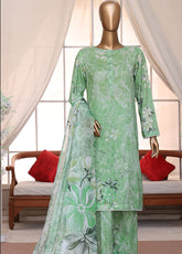 Luxe Prints By HZ Textile Printed Lawn 3 Piece Unstitched Suit HZ25LP LP-548
