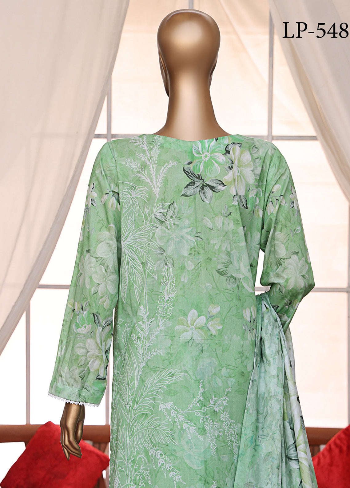 Luxe Prints By HZ Textile Printed Lawn 3 Piece Unstitched Suit HZ25LP LP-548 Luxe Prints By HZ Textile Printed Lawn 3 Piece Unstitched Suit HZ25LP LP-548