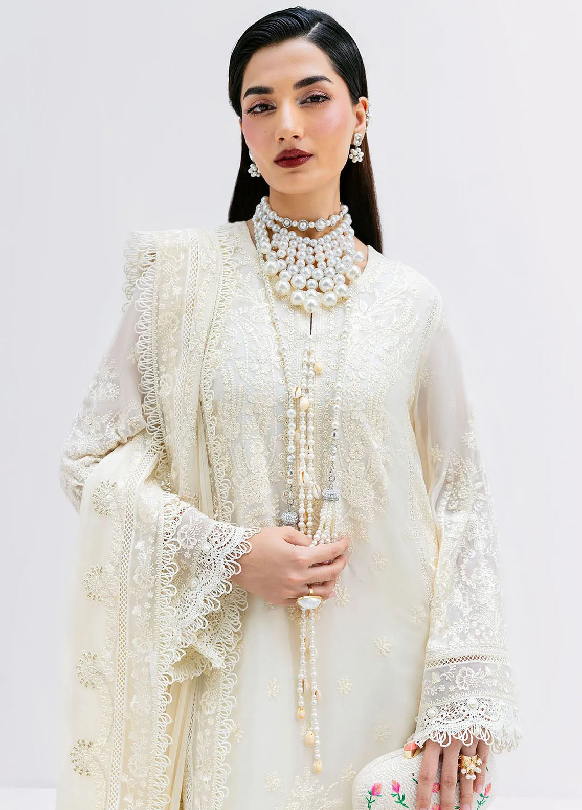 Luxe Serene By Imrozia Embroidered Georgette 3 Piece Unstitched Suit IM25LS D-S-1086 PEARL Luxe Serene By Imrozia Embroidered Georgette 3 Piece Unstitched Suit IM25LS D-S-1086 PEARL