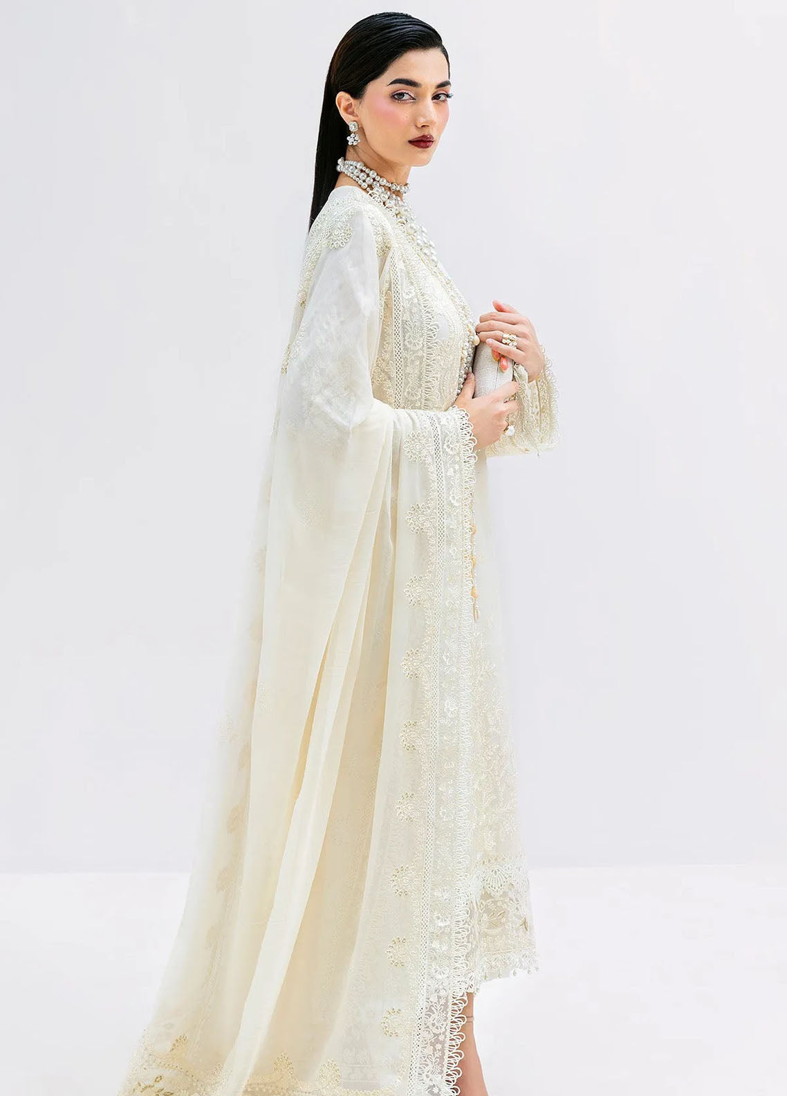 Luxe Serene By Imrozia Embroidered Georgette 3 Piece Unstitched Suit IM25LS D-S-1086 PEARL Luxe Serene By Imrozia Embroidered Georgette 3 Piece Unstitched Suit IM25LS D-S-1086 PEARL