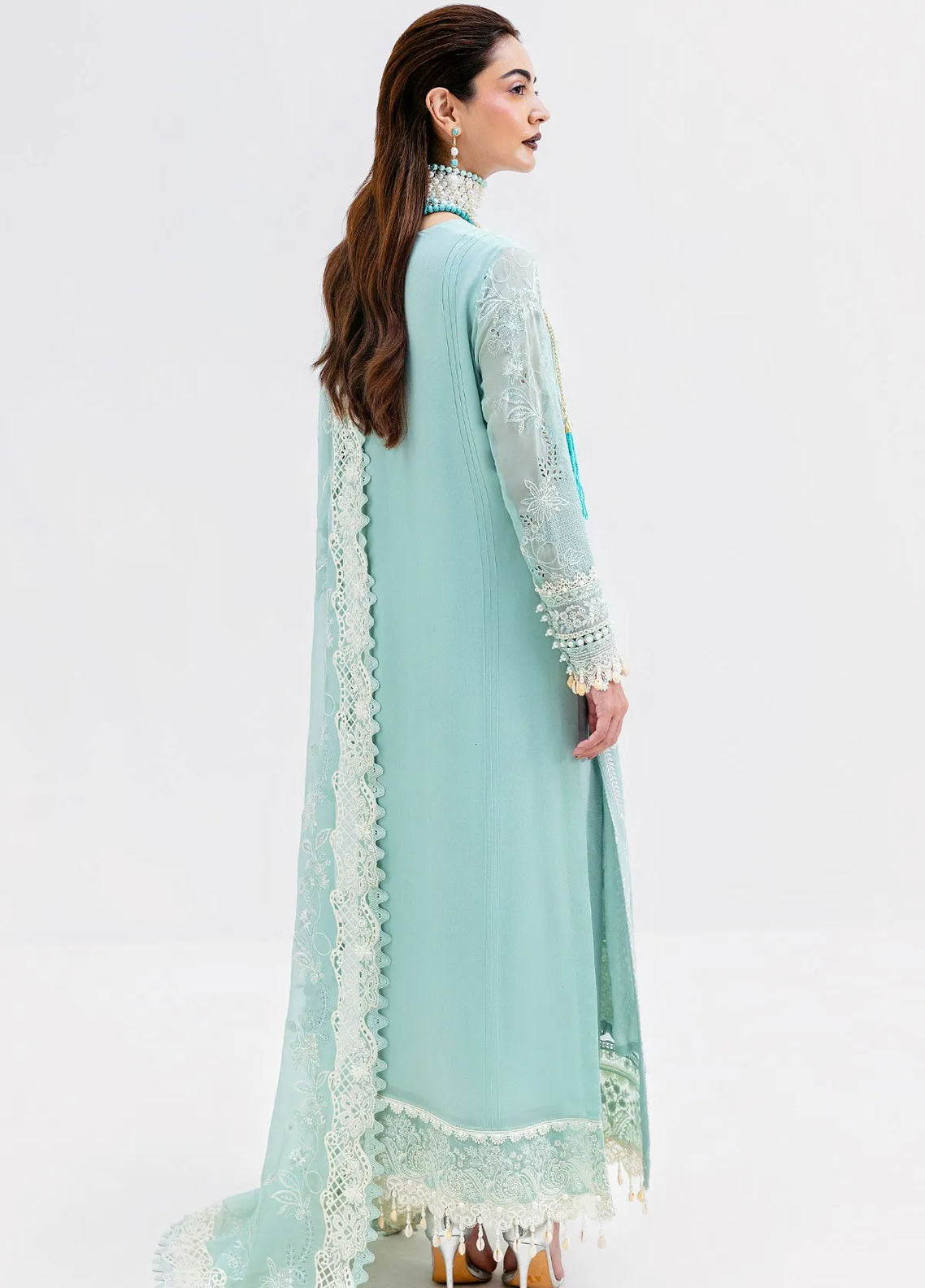 Luxe Serene By Imrozia Embroidered Georgette 3 Piece Unstitched Suit IM25LS D-S-1087 AQUA Luxe Serene By Imrozia Embroidered Georgette 3 Piece Unstitched Suit IM25LS D-S-1087 AQUA