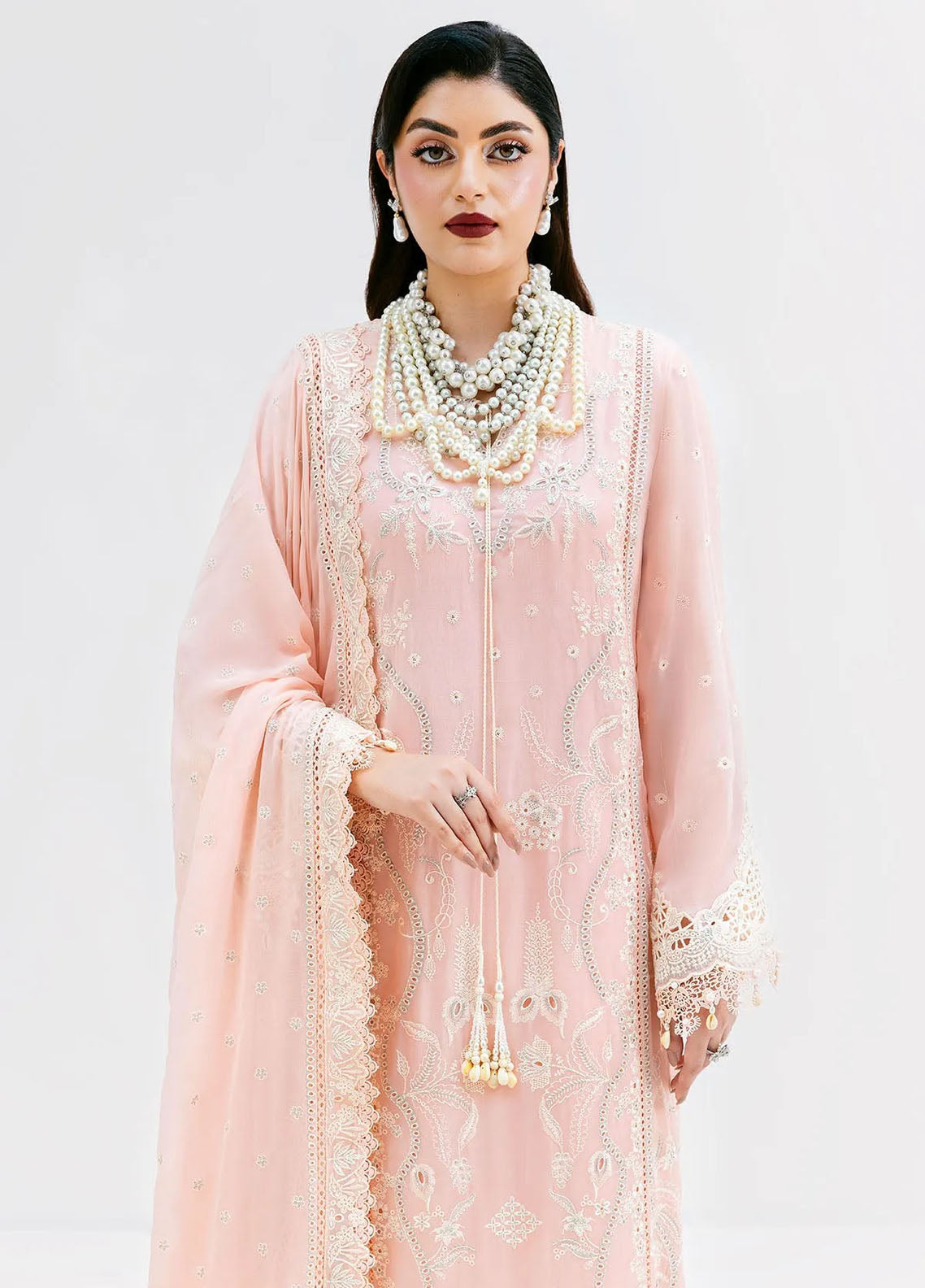 Luxe Serene By Imrozia Embroidered Georgette 3 Piece Unstitched Suit IM25LS D-S-1088 BLUSH Luxe Serene By Imrozia Embroidered Georgette 3 Piece Unstitched Suit IM25LS D-S-1088 BLUSH