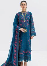 Luxe Serene By Imrozia Embroidered Georgette 3 Piece Unstitched Suit IM25LS D-S-1093 SAPPHIRE
