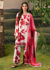M Basic Fall Comes Home By Maria B Printed Lawn 3 Piece Unstitched Suit MB25FCH D-PFUS-1B