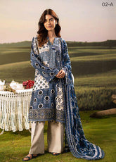 M Basic Fall Comes Home By Maria B Printed Lawn 3 Piece Unstitched Suit MB25FCH D-PFUS-2A