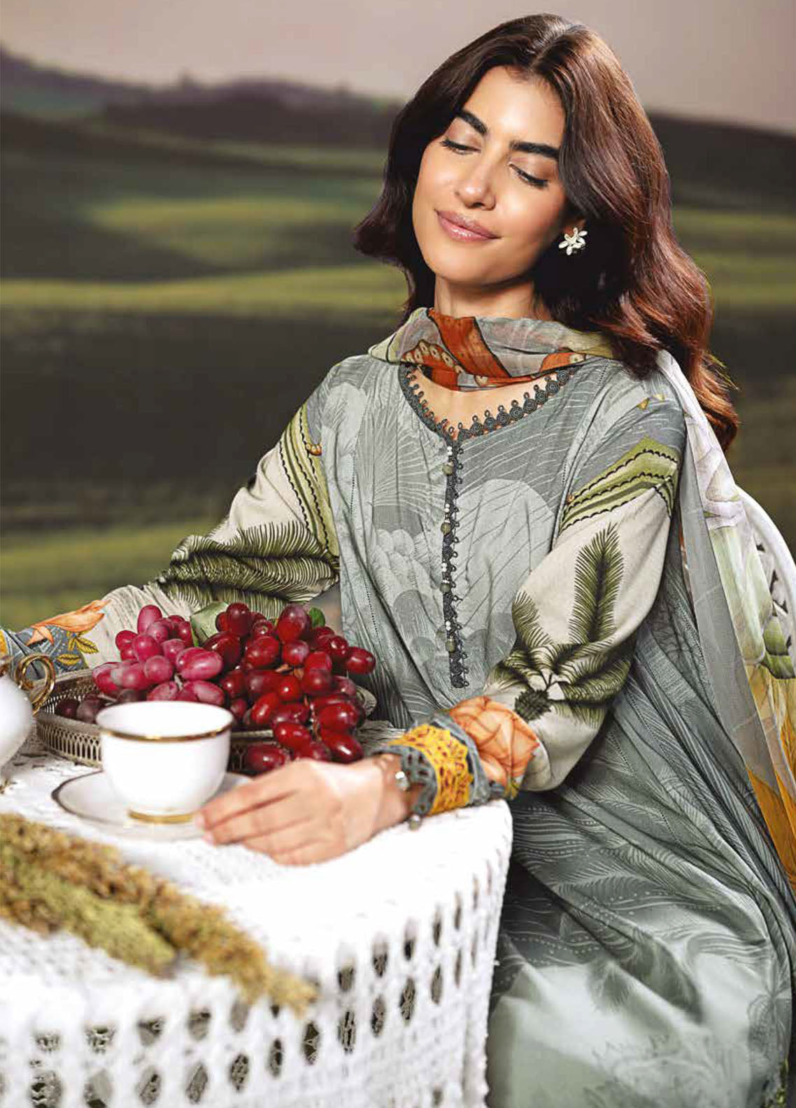 M Basic Fall Comes Home By Maria B Printed Lawn 3 Piece Unstitched Suit MB25FCH D-PFUS-6A M Basic Fall Comes Home By Maria B Printed Lawn 3 Piece Unstitched Suit MB25FCH D-PFUS-6A