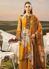 M Basic Fall Comes Home By Maria B Printed Lawn 3 Piece Unstitched Suit MB25FCH D-PFUS-8A