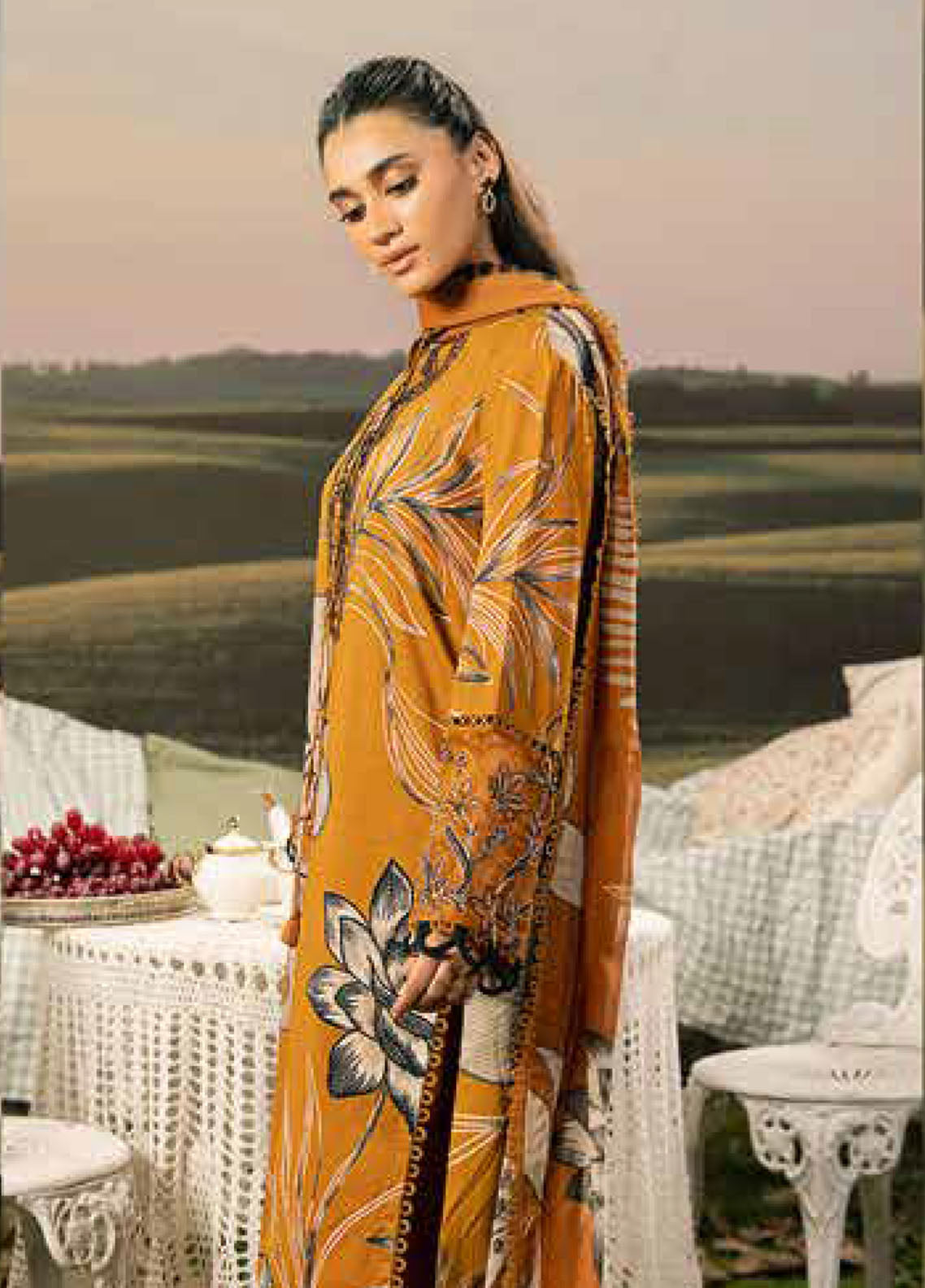 M Basic Fall Comes Home By Maria B Printed Lawn 3 Piece Unstitched Suit MB25FCH D-PFUS-8A M Basic Fall Comes Home By Maria B Printed Lawn 3 Piece Unstitched Suit MB25FCH D-PFUS-8A