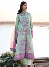 M Basics By Maria B Embroidered Lawn 3 Piece Unstitched Suit MB24M2 10A
