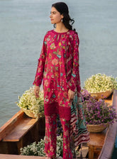 M Basics By Maria B Embroidered Lawn 3 Piece Unstitched Suit MB24M2 2B
