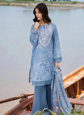 M Basics By Maria B Embroidered Lawn 3 Piece Unstitched Suit MB24M2 3A