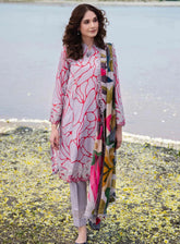 M Basics By Maria B Embroidered Lawn 3 Piece Unstitched Suit MB24M2 4A