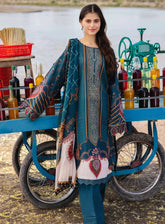 M Basics By Maria B Embroidered Lawn 3 Piece Unstitched Suit MB24M2 7A
