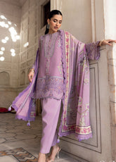 M Basics By Maria B Festive Embroidered Net 4 Piece Unstitched Suit MB25MBSF D-FUS-802