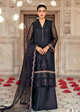 M Basics By Maria B Festive Embroidered Net 4 Piece Unstitched Suit MB25MBSF D-FUS-806