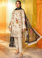 M Basics By Maria B Printed Lawn 3 Piece Unstitched Suit MB25MBL D-02 B