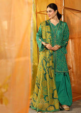 M Basics By Maria B Printed Lawn 3 Piece Unstitched Suit MB25MBL D-04 A