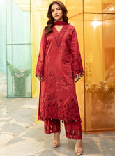 M Basics By Maria B Printed Lawn 3 Piece Unstitched Suit MB25MBL D-06 A