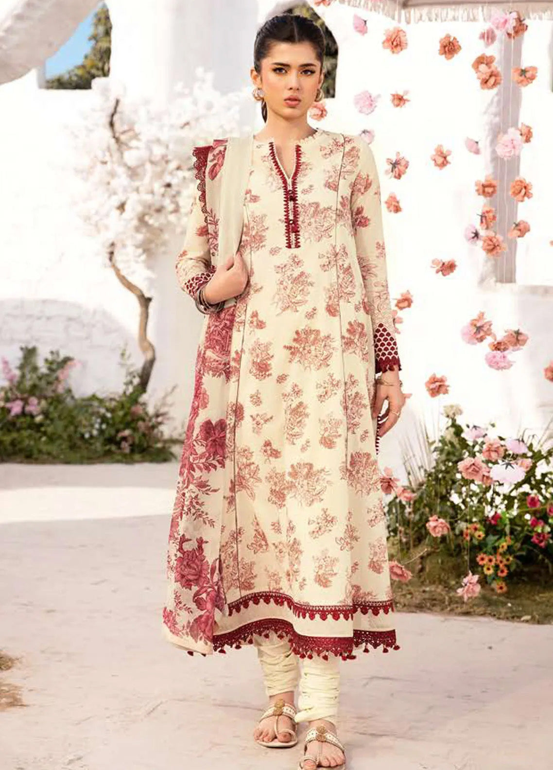 M Basics By Maria B Printed Lawn 3 Piece Unstitched Suit MB25MBL D-08 A M Basics By Maria B Printed Lawn 3 Piece Unstitched Suit MB25MBL D-08 A