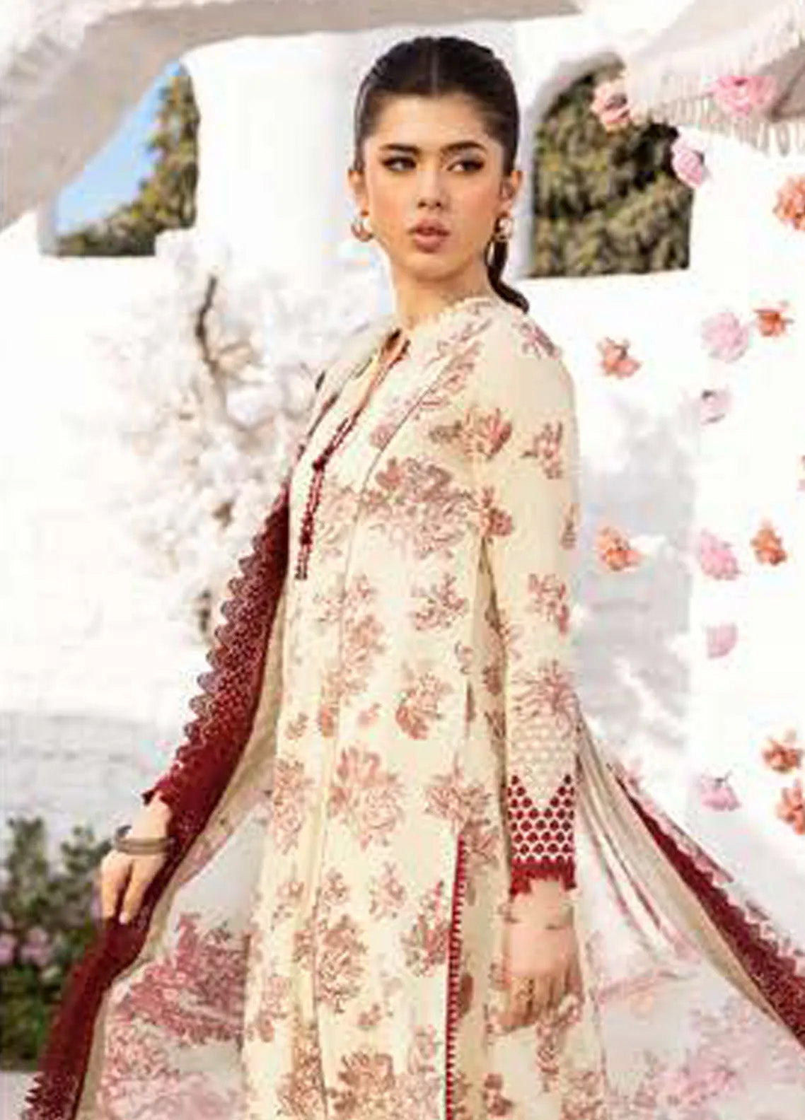 M Basics By Maria B Printed Lawn 3 Piece Unstitched Suit MB25MBL D-08 A M Basics By Maria B Printed Lawn 3 Piece Unstitched Suit MB25MBL D-08 A