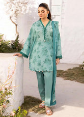 M Basics By Maria B Printed Lawn 3 Piece Unstitched Suit MB25MBL D-08 B