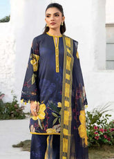 M Basics By Maria B Printed Lawn 3 Piece Unstitched Suit MB25MBL D-10 B