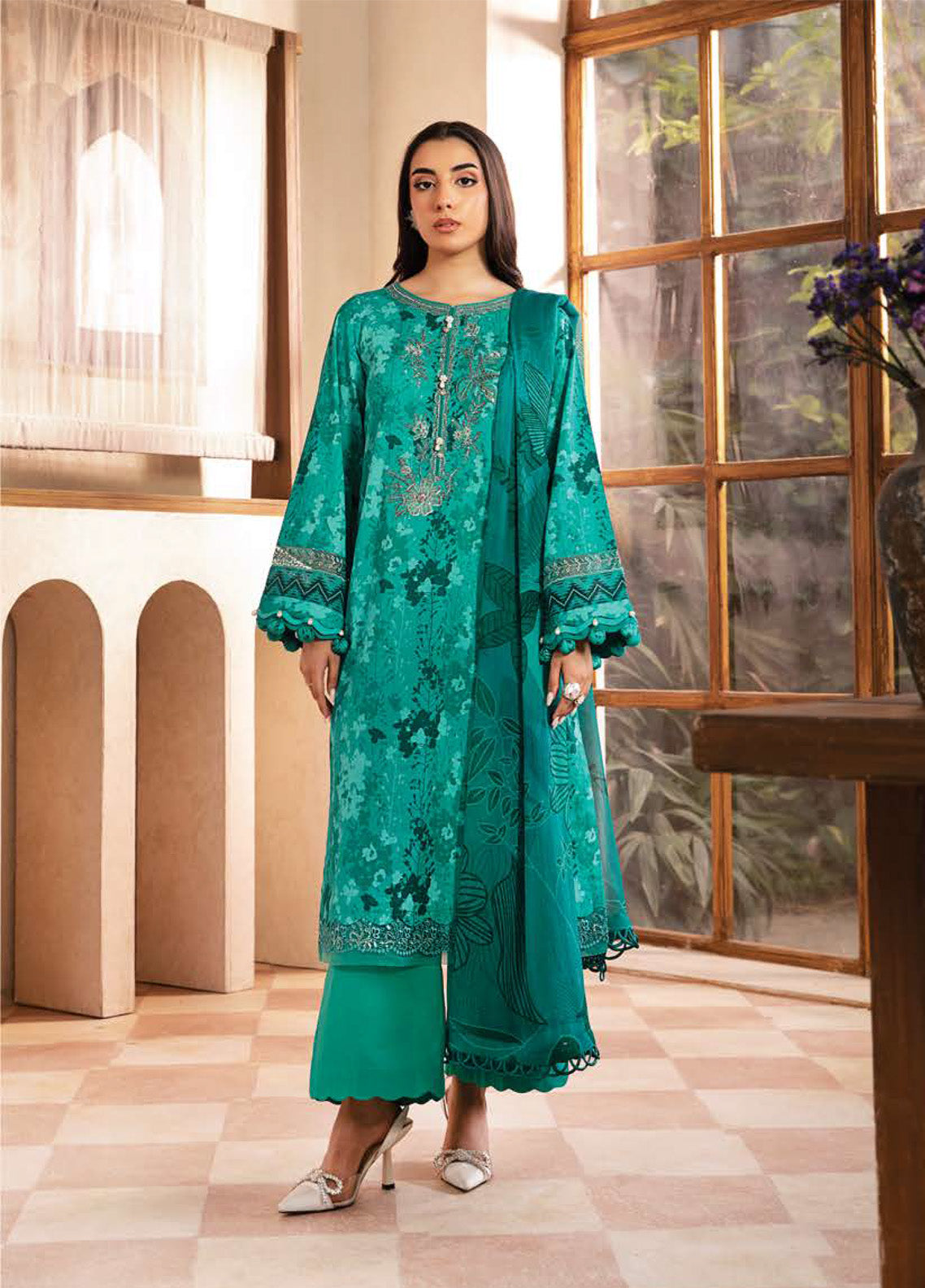 M Basics Eid Edit-II By Maria B Embroidered Lawn 3 Piece Unstitched Suit MB25EE-II D-10A M Basics Eid Edit-II By Maria B Embroidered Lawn 3 Piece Unstitched Suit MB25EE-II D-10A