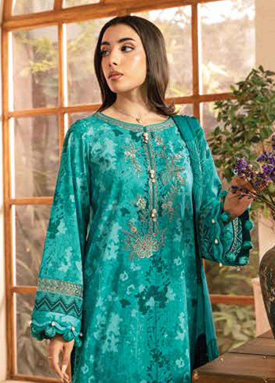 M Basics Eid Edit-II By Maria B Embroidered Lawn 3 Piece Unstitched Suit MB25EE-II D-10A M Basics Eid Edit-II By Maria B Embroidered Lawn 3 Piece Unstitched Suit MB25EE-II D-10A