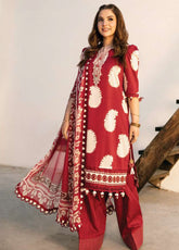 M Basics Eid Edit-II By Maria B Embroidered Lawn 3 Piece Unstitched Suit MB25EE-II D-11A