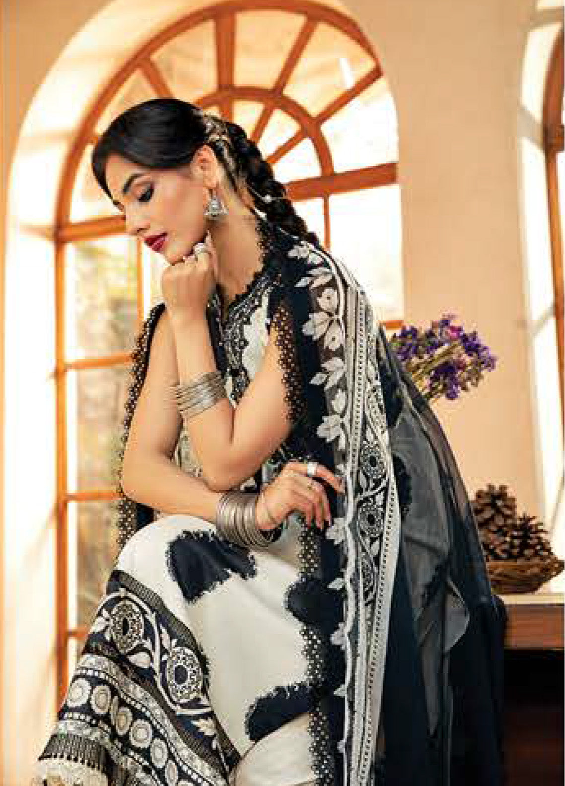 M Basics Eid Edit-II By Maria B Embroidered Lawn 3 Piece Unstitched Suit MB25EE-II D-11B M Basics Eid Edit-II By Maria B Embroidered Lawn 3 Piece Unstitched Suit MB25EE-II D-11B