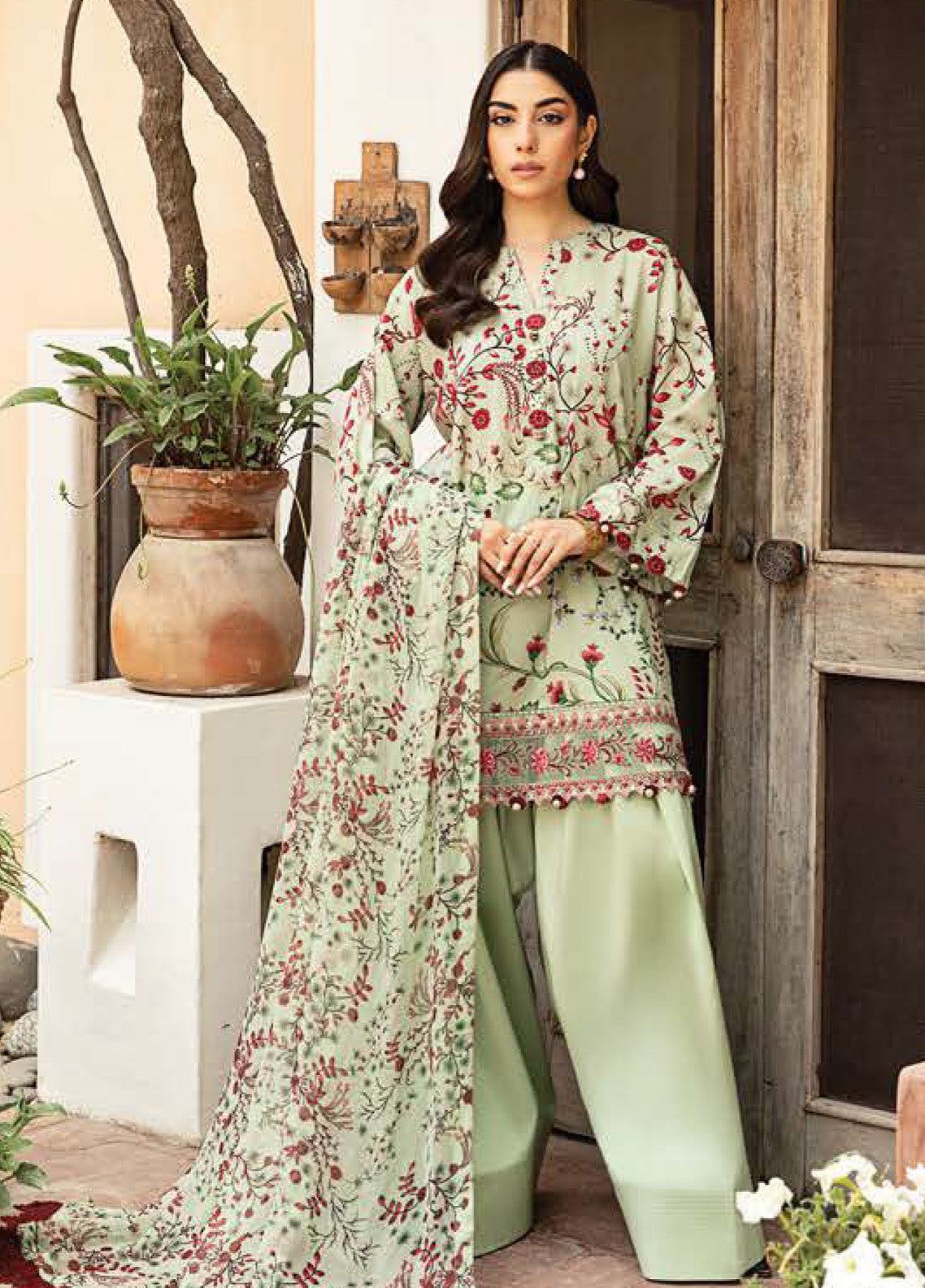 M Basics Eid Edit-II By Maria B Embroidered Lawn 3 Piece Unstitched Suit MB25EE-II D-12B M Basics Eid Edit-II By Maria B Embroidered Lawn 3 Piece Unstitched Suit MB25EE-II D-12B