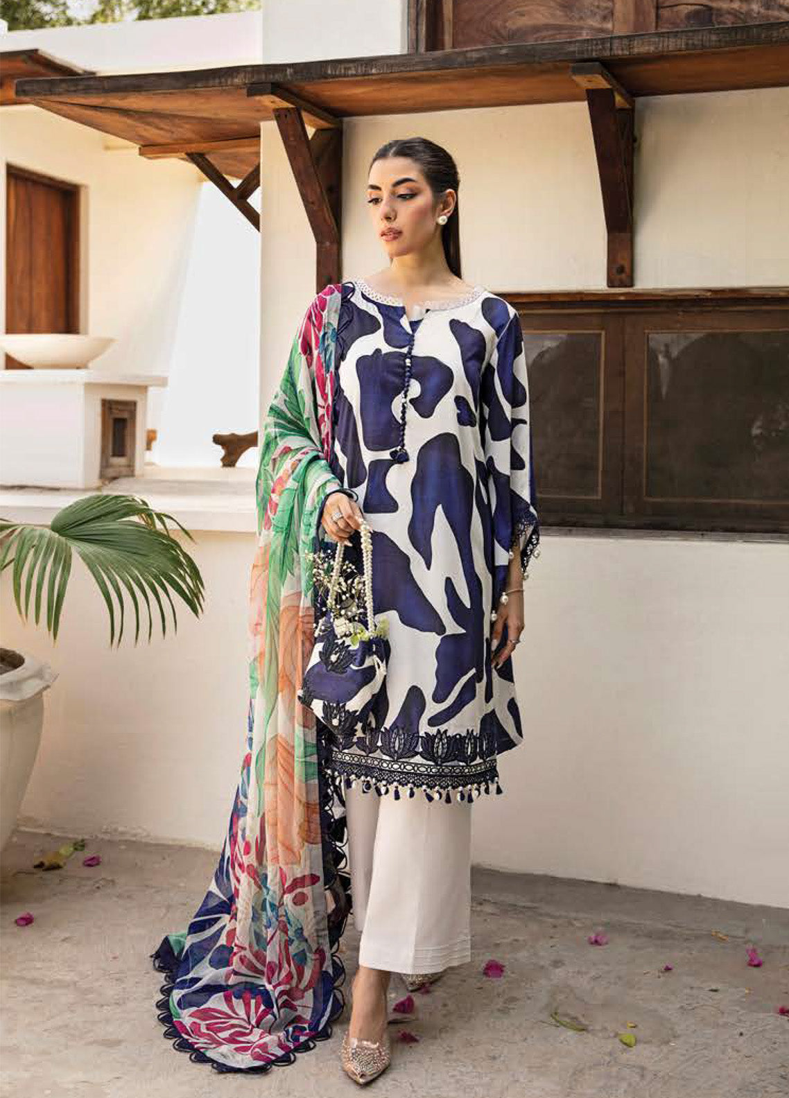 M Basics Eid Edit-II By Maria B Embroidered Lawn 3 Piece Unstitched Suit MB25EE-II D-5B M Basics Eid Edit-II By Maria B Embroidered Lawn 3 Piece Unstitched Suit MB25EE-II D-5B