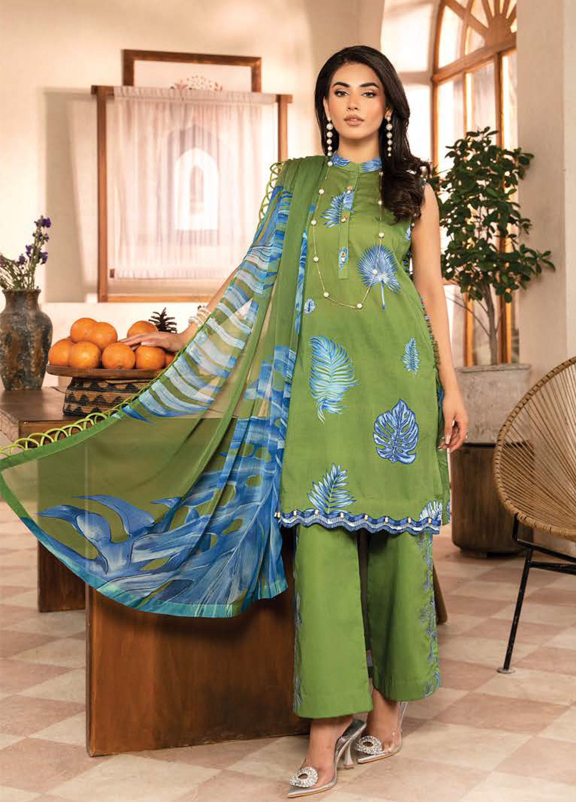 M Basics Eid Edit-II By Maria B Embroidered Lawn 3 Piece Unstitched Suit MB25EE-II D-6A M Basics Eid Edit-II By Maria B Embroidered Lawn 3 Piece Unstitched Suit MB25EE-II D-6A