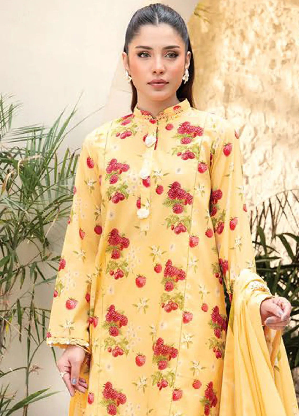 M Basics Elaheh By Maria B Printed Lawn 3 Piece Unstitched Suit MB25EMV1 D-06 M Basics Elaheh By Maria B Printed Lawn 3 Piece Unstitched Suit MB25EMV1 D-06