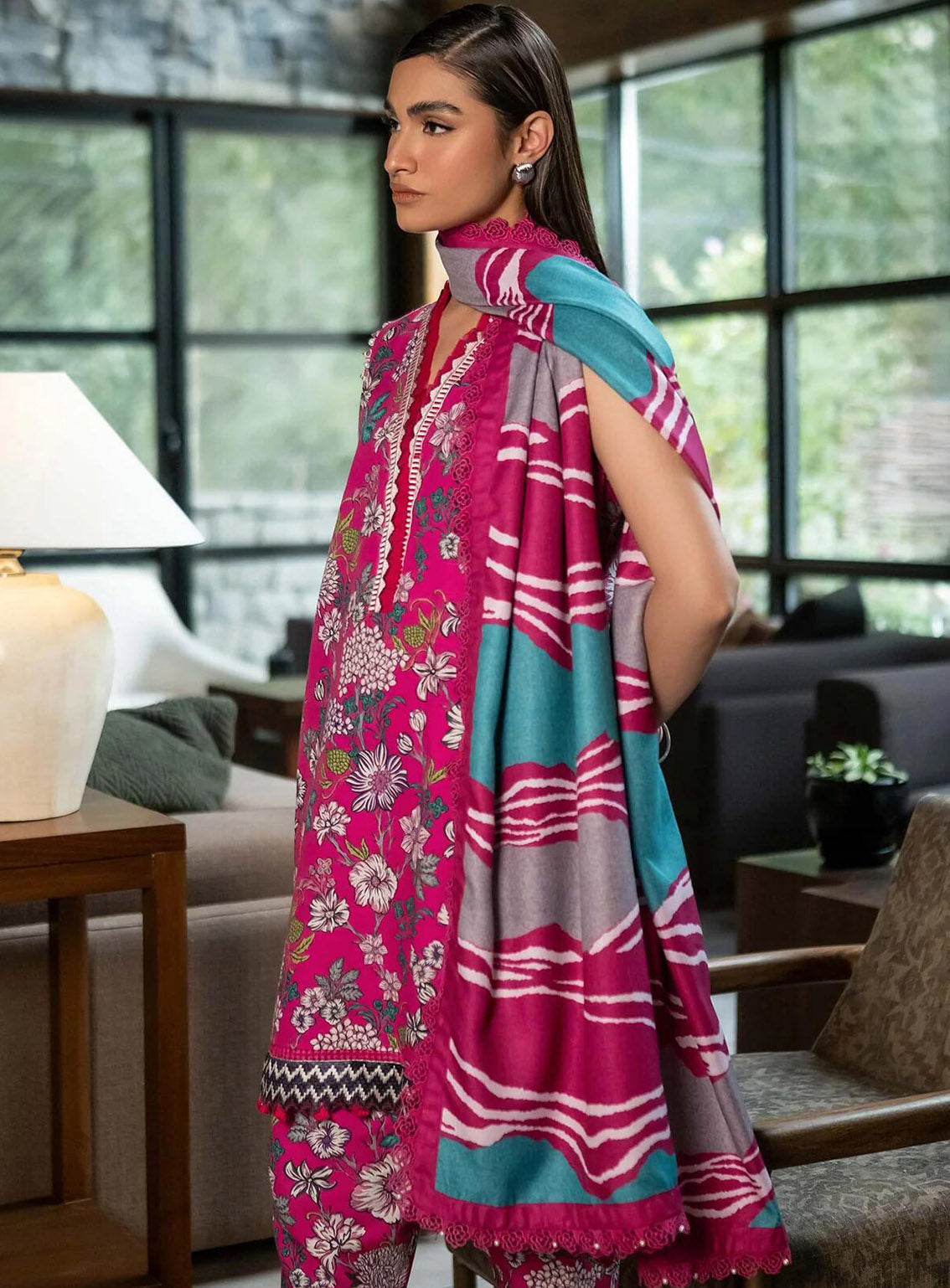 M Basics Mirage By Maria B Printed Khaddar 3 Piece Unstitched Suit MB24MBM D-04A M Basics Mirage By Maria B Printed Khaddar 3 Piece Unstitched Suit MB24MBM D-04A