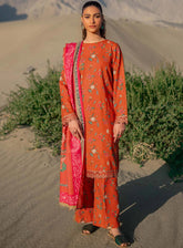 M Basics Mirage By Maria B Printed Khaddar 3 Piece Unstitched Suit MB24MBM D-05B