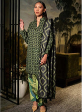 M Basics Mirage By Maria B Printed Khaddar 3 Piece Unstitched Suit MB24MBM D-06A