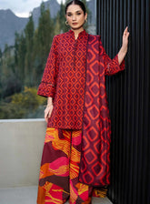 M Basics Mirage By Maria B Printed Khaddar 3 Piece Unstitched Suit MB24MBM D-06B