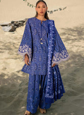 M Basics Mirage By Maria B Printed Khaddar 3 Piece Unstitched Suit MB24MBM D-08A