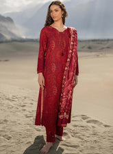 M Basics Mirage By Maria B Printed Khaddar 3 Piece Unstitched Suit MB24MBM D-08B