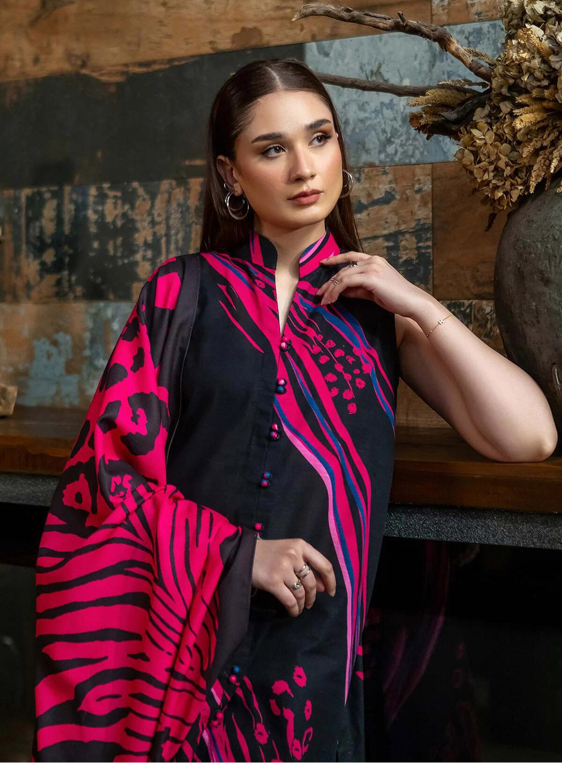 M Basics Mirage By Maria B Printed Khaddar 3 Piece Unstitched Suit MB24MBM D-10B M Basics Mirage By Maria B Printed Khaddar 3 Piece Unstitched Suit MB24MBM D-10B
