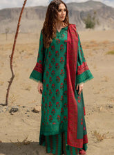 M Basics Mirage By Maria B Printed Linen 3 Piece Unstitched Suit MB24MBM D-02B