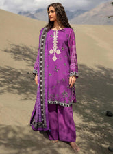 M Basics Mirage By Maria B Printed Linen 3 Piece Unstitched Suit MB24MBM D-07B