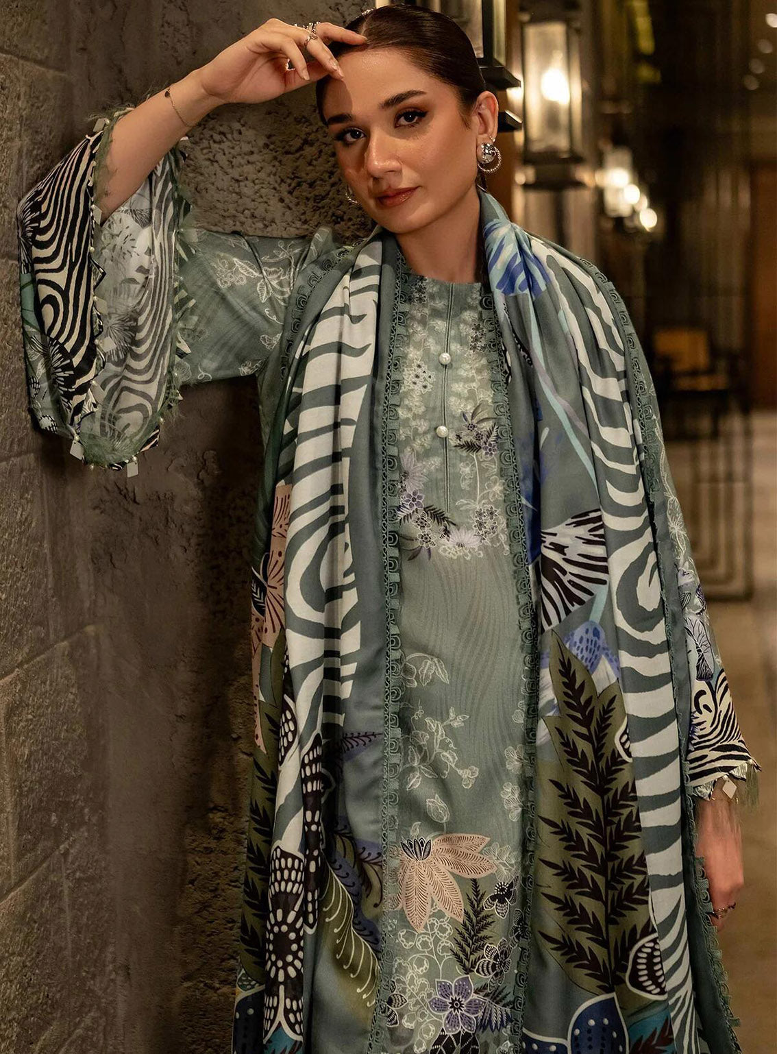 M Basics Mirage By Maria B Printed Linen 3 Piece Unstitched Suit MB24MBM D-12B M Basics Mirage By Maria B Printed Linen 3 Piece Unstitched Suit MB24MBM D-12B