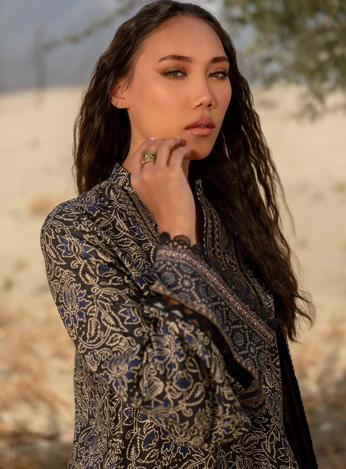 M Basics Mirage By Maria B Printed Marina 3 Piece Unstitched Suit MB24MBM D-11A M Basics Mirage By Maria B Printed Marina 3 Piece Unstitched Suit MB24MBM D-11A