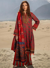 M Basics Mirage By Maria B Printed Marina 3 Piece Unstitched Suit MB24MBM D-11B