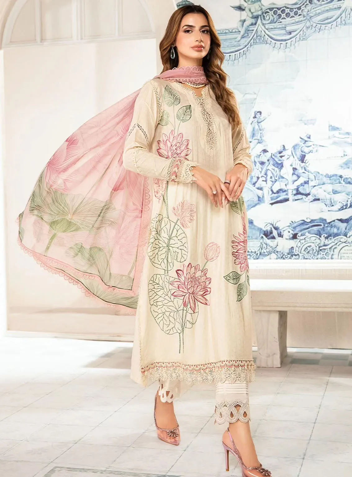 M Prints By Maria B Eid Embroidered Lawn 3 Piece Unstitched Suit MB24E2 1A M Prints By Maria B Eid Embroidered Lawn 3 Piece Unstitched Suit MB24E2 1A
