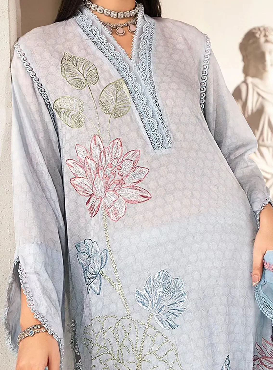 M Prints By Maria B Eid Embroidered Lawn 3 Piece Unstitched Suit MB24E2 1B M Prints By Maria B Eid Embroidered Lawn 3 Piece Unstitched Suit MB24E2 1B